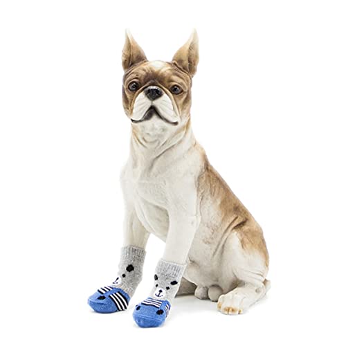 POPETPOP 4 Stück Atmungsaktive Socken Baumwollsocken Für Haustiere Cartoon-hundesocken Großer Hund Hündchen POPETPOP 4 Stück Atmungsaktive Socken Baumwollsocken Für Haustiere Cartoon-hundesocken Großer Hund Hündchen von POPETPOP