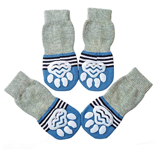 POPETPOP 4 Stück Atmungsaktive Socken Sockenschuhe Cartoon-hundesocken Baumwollsocken Drinnen POPETPOP 4 Stück Atmungsaktive Socken Sockenschuhe Cartoon-hundesocken Baumwollsocken Drinnen von POPETPOP