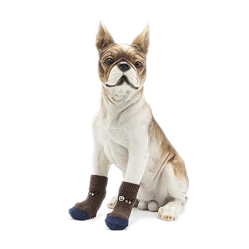 POPETPOP 4stücke rutschfeste Baumwollsocken Für Haustiere Cartoon-Prints Für Hunde Und Katzen Pfotenschutz Für Drinnen Schützend Und POPETPOP 4stücke rutschfeste Baumwollsocken Für Haustiere Cartoon-Prints Für Hunde Und Katzen Pfotenschutz Für Drinnen Schützend Und von POPETPOP