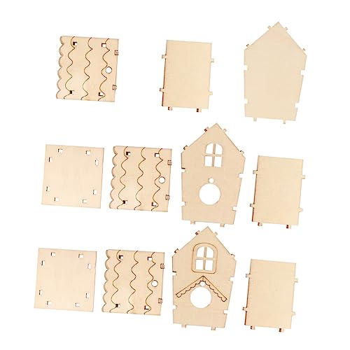 POPETPOP 4 Stück DIY Vogelhaus Bausatz Teiliges aus Holz Zusammenbauen für Gestalten für Wie Papageien für Drinnen und Draußen Geruch POPETPOP 4 Stück DIY Vogelhaus Bausatz Teiliges aus Holz Zusammenbauen für Gestalten für Wie Papageien für Drinnen und Draußen Geruch von POPETPOP