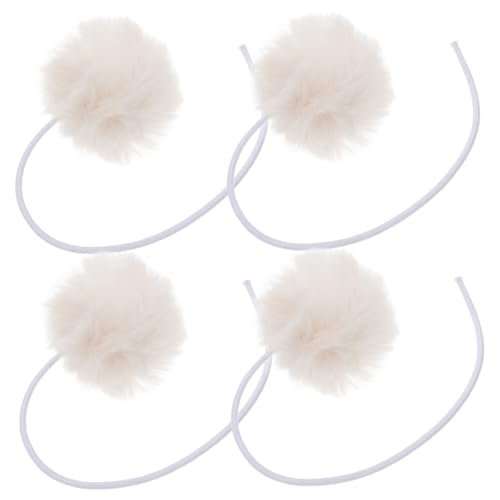 POPETPOP Interaktive Katze 4er-Pack mit Glocken Verzierte Bälle für Katzen Kratzbaum-zubehör Plüsch Einfacher Spaß für Katzen POPETPOP Interaktive Katze 4er-Pack mit Glocken Verzierte Bälle für Katzen Kratzbaum-zubehör Plüsch Einfacher Spaß für Katzen von POPETPOP