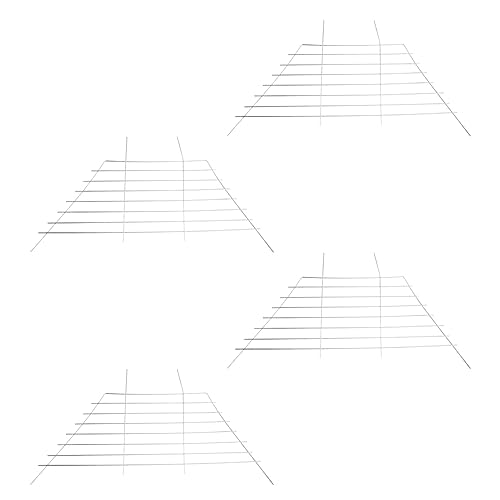 POPETPOP 4pcs Ausrüstung Hängen Heu Rack Bunny Eisen Rack Für Fütterung Chinchilla Guinea Haustier Käfig Zubehör von POPETPOP