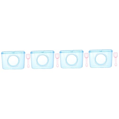 POPETPOP 4 Stück Haustier Badezimmer Kleintier Badehaus Hamster Toilette Badewanne Behälter Für Hamsterbäder Hamstersandbad Badezimmer Für Kleine Haustiere Hamsterbad Gewidmet Acryl Zubehör POPETPOP 4 Stück Haustier Badezimmer Kleintier Badehaus Hamster Toilette Badewanne Behälter Für Hamsterbäder Hamstersandbad Badezimmer Für Kleine Haustiere Hamsterbad Gewidmet Acryl Zubehör von POPETPOP