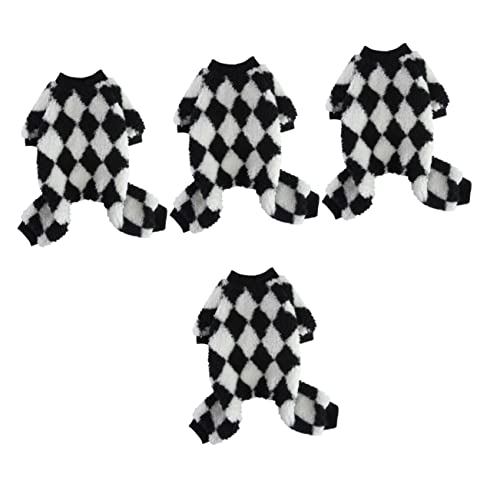 POPETPOP 4 Stücke Leichte Hund Pyjamas Welpen Kostüm Tragen-beständig Bekleidung Entzückende Hund Decor Für Outdoor POPETPOP 4 Stücke Leichte Hund Pyjamas Welpen Kostüm Tragen-beständig Bekleidung Entzückende Hund Decor Für Outdoor von POPETPOP