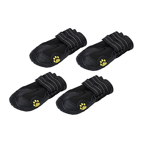 POPETPOP 4 Pack Hund Schuhe Haustier Schnee Stiefel Nicht-Hund Schuhe Bequem Outdoor Hund Schuhe für POPETPOP 4 Pack Hund Schuhe Haustier Schnee Stiefel Nicht-Hund Schuhe Bequem Outdoor Hund Schuhe für von POPETPOP