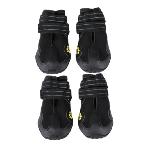 POPETPOP 4stücke wasserdichte Winter Hundeschuhe rutschfeste Boots Für Kleine Und Mittelgroße Hunde Schwarz Schützt Pfoten Vor Kälte Und Oberflächen POPETPOP 4stücke wasserdichte Winter Hundeschuhe rutschfeste Boots Für Kleine Und Mittelgroße Hunde Schwarz Schützt Pfoten Vor Kälte Und Oberflächen von POPETPOP