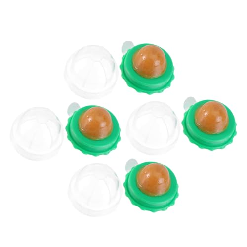 POPETPOP 4 Stück Katzenminze Lutscher Leckerli Für Katzen Katzenlecker Katzen-minz-lutscher Katzensnacks, Bonbonkugel Katze Leckbare Leckereien Katze Leckt Süßigkeitenkugel Light Green Abs POPETPOP 4 Stück Katzenminze Lutscher Leckerli Für Katzen Katzenlecker Katzen-minz-lutscher Katzensnacks, Bonbonkugel Katze Leckbare Leckereien Katze Leckt Süßigkeitenkugel Light Green Abs von POPETPOP