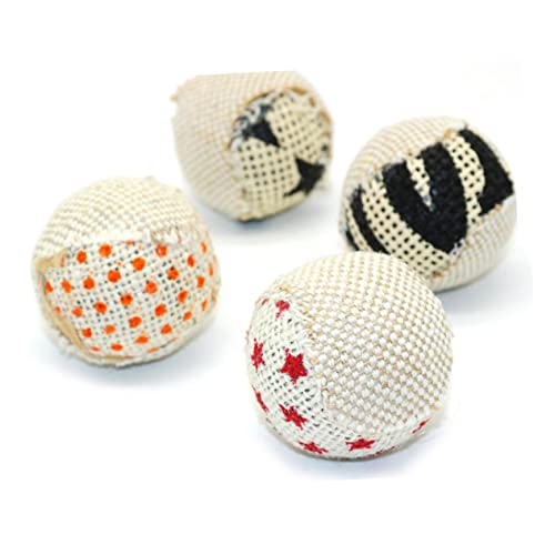 POPETPOP 4 Stück Kauball Für Haustiere Cat-Mylar-Kugeln Katze Funkelnde Bälle Kauspielzeug Für Katzen Spielball Für Haustiere Quietschendes Katzenspielzeug Kätzchen Kleiner Ball POPETPOP 4 Stück Kauball Für Haustiere Cat-Mylar-Kugeln Katze Funkelnde Bälle Kauspielzeug Für Katzen Spielball Für Haustiere Quietschendes Katzenspielzeug Kätzchen Kleiner Ball von POPETPOP