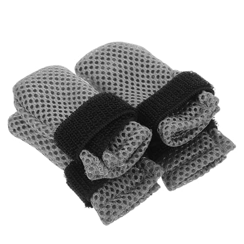 POPETPOP 4stücke Anti-Kratzer-katzenstiefel Für Hauskatzen Kratzfeste Pfotenschutz Wiederverwendbarer Katzenkrallenschutz Für Fellpflege Und Baden von POPETPOP
