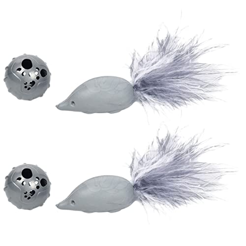 POPETPOP 4 Stück Kugel Glocke Ballspielzeug Für Katzen Interaktives Katzenspielzeug Raupe Katze Wohnungskatzen Leckerbissen Für Katzen Katzentunnel Kätzchen Bälle Eisen Light Grey POPETPOP 4 Stück Kugel Glocke Ballspielzeug Für Katzen Interaktives Katzenspielzeug Raupe Katze Wohnungskatzen Leckerbissen Für Katzen Katzentunnel Kätzchen Bälle Eisen Light Grey von POPETPOP