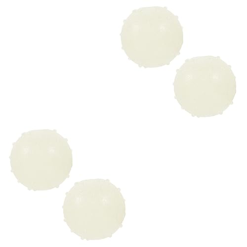 POPETPOP 4 Stück Leuchtender Gummiball Quietschendes Hundespielzeug Für Große Hunde Kauspielzeug Für Welpen Bälle Für Hunde Kauspielzeug Für Hunde Hundekauball Hüpfender Ball Weiß Klein TPR POPETPOP 4 Stück Leuchtender Gummiball Quietschendes Hundespielzeug Für Große Hunde Kauspielzeug Für Welpen Bälle Für Hunde Kauspielzeug Für Hunde Hundekauball Hüpfender Ball Weiß Klein TPR von POPETPOP