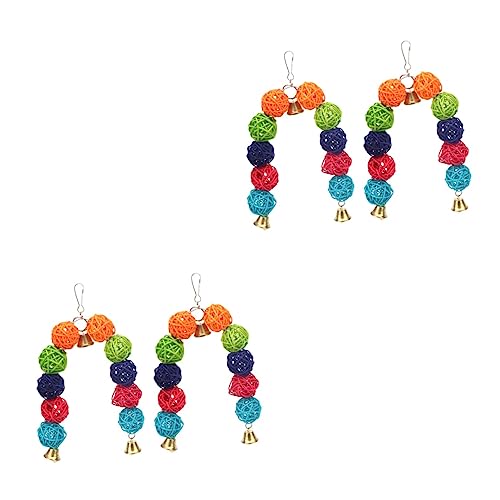 POPETPOP 4 Stück Papagei Spielzeug Papageienkäfig Spielzeug Kauspielzeug Für Papageien Papagei-Block-Spielzeug Conures-Spielzeug Blockspielzeug Sepak Takraw Spielzeug Zum Aufhängen Vögel POPETPOP 4 Stück Papagei Spielzeug Papageienkäfig Spielzeug Kauspielzeug Für Papageien Papagei-Block-Spielzeug Conures-Spielzeug Blockspielzeug Sepak Takraw Spielzeug Zum Aufhängen Vögel von POPETPOP