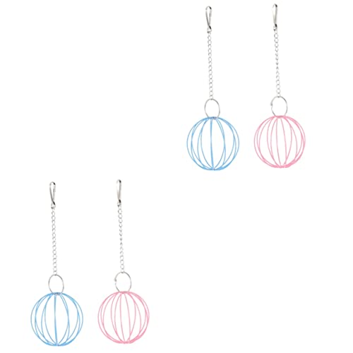 POPETPOP 4 Stück Hasengras Ball Futterspender Für Kaninchen Häschen-heufütterungsbälle Hängender Grashalter Hängende Futterhäuschen Für Heu Hasenfresser Spielzeug Haustier Container Eisen POPETPOP 4 Stück Hasengras Ball Futterspender Für Kaninchen Häschen-heufütterungsbälle Hängender Grashalter Hängende Futterhäuschen Für Heu Hasenfresser Spielzeug Haustier Container Eisen von POPETPOP