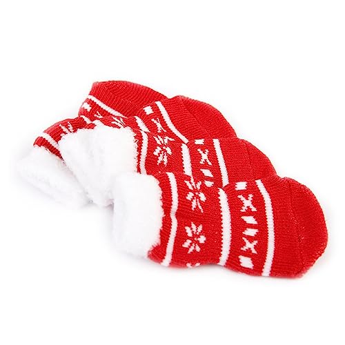 POPETPOP 4 Stück Sockenschuhe Baumwollsocken Für Haustiere Weihnachtssocken Für Haustiere Hundesocken Weihnachten Haustier Socken POPETPOP 4 Stück Sockenschuhe Baumwollsocken Für Haustiere Weihnachtssocken Für Haustiere Hundesocken Weihnachten Haustier Socken von POPETPOP