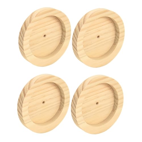 POPETPOP 4 Stück Zubringer Platte Zur Aufbewahrung Von Lebensmitteln Essensteller Für Igelfutter Haustierfutterhalter Schale Aus Eichhörnchen Kaninchenfutter Futternapf Holz Hamster POPETPOP 4 Stück Zubringer Platte Zur Aufbewahrung Von Lebensmitteln Essensteller Für Igelfutter Haustierfutterhalter Schale Aus Eichhörnchen Kaninchenfutter Futternapf Holz Hamster von POPETPOP