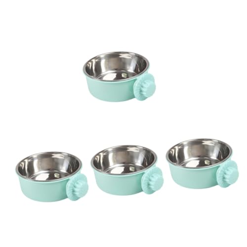 POPETPOP 4stücke Edelstahl Futternapf Für Hunde Und Katzen Hängender Rutschfester Fressnapf Grün s Für Sichere Fütterung Und Einfach Zu Reinigen Für Käfige POPETPOP 4stücke Edelstahl Futternapf Für Hunde Und Katzen Hängender Rutschfester Fressnapf Grün s Für Sichere Fütterung Und Einfach Zu Reinigen Für Käfige von POPETPOP