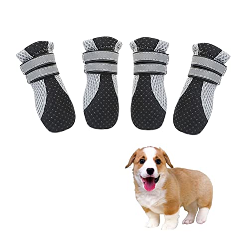 POPETPOP 4 Stück rutschfeste Hundeschuhe wasserdichte Hundestiefel wasserdichte Haustierstiefel Hunde Katzen Haustiere POPETPOP 4 Stück rutschfeste Hundeschuhe wasserdichte Hundestiefel wasserdichte Haustierstiefel Hunde Katzen Haustiere von POPETPOP