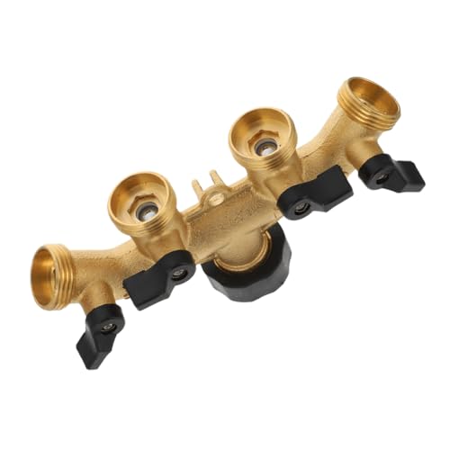 POPETPOP 1satz Verstellbarer Schlauchverteiler Messing Gartenanschluss Für Gartenbewässerung Kompatibel Mit Wasserhahn Für Druckregulierung Und Einfache Verbindung Von Mehreren POPETPOP 1satz Verstellbarer Schlauchverteiler Messing Gartenanschluss Für Gartenbewässerung Kompatibel Mit Wasserhahn Für Druckregulierung Und Einfache Verbindung Von Mehreren von POPETPOP