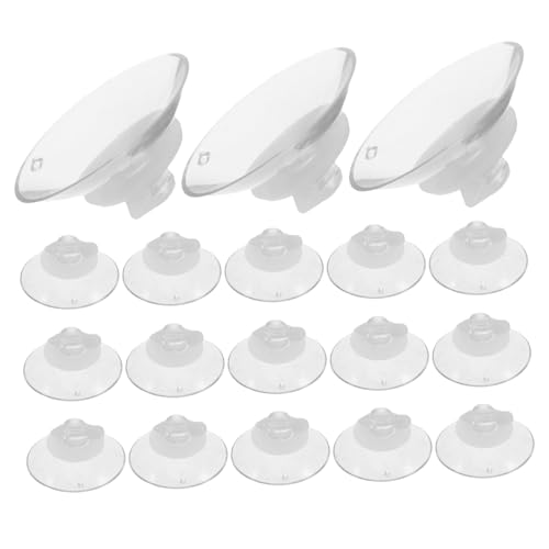 POPETPOP 40stücke Pack Für Aquarien Kleine Transparente Saugnapfhaken Für Glas Fenster Wanddekoration Tür Bad Küche von POPETPOP