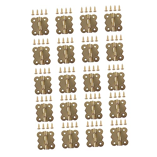 POPETPOP 40 Stück Box Zuchtbox Zubehör Scharniere Vogelzubehör Nest Installation Zubehör Riegel Hardware Schrank Scharnier Vögel Nest Zubehör Vogel Schäkel Inkubator Eisen von POPETPOP