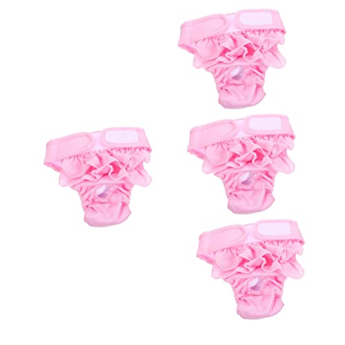 POPETPOP 4Pcs Periode Haustiere Höschen Flexibel Für Kleidung Windeln Wiederverwendbar Atmungsaktiv Hündchen Inkontinenz Unterwäsche Outdoor Hitze Tragen Haushalt Mädchen Waschbar POPETPOP 4Pcs Periode Haustiere Höschen Flexibel Für Kleidung Windeln Wiederverwendbar Atmungsaktiv Hündchen Inkontinenz Unterwäsche Outdoor Hitze Tragen Haushalt Mädchen Waschbar von POPETPOP