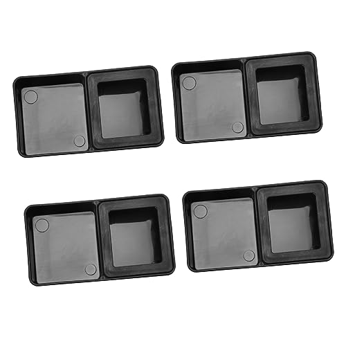 POPETPOP 4er-Box Käferschale Schildkrötenschale Hundenäpfe Bausatz Gecko Haustier Laufstall Futterspender Katzennapf Hundewindeln Hamsterfutter Leopard Reptil Hundematte Black POPETPOP 4er-Box Käferschale Schildkrötenschale Hundenäpfe Bausatz Gecko Haustier Laufstall Futterspender Katzennapf Hundewindeln Hamsterfutter Leopard Reptil Hundematte Black von POPETPOP