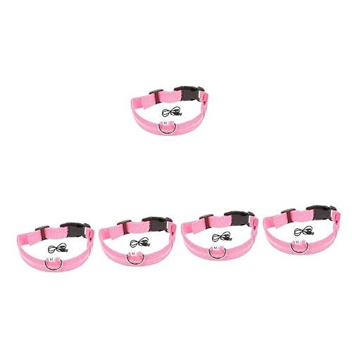 POPETPOP 5 Sätze Hundehalsband Sicherheitshalsband Für Hunde Katzenhalsbänder Hundeleine Aus Leder Welpen-Krawatten Leuchtendes Haustierhalsband Welpenhalsband+ Siebdruck Polyester USB von POPETPOP