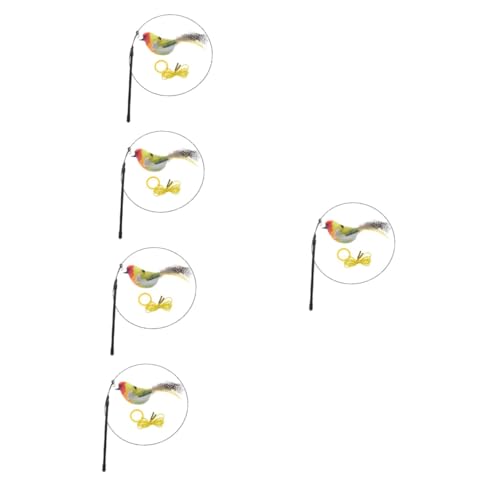 POPETPOP 5 Sets Lustiger Katzenstock Katzenspielzeug Katzenspielzeug Angelrute Katzenspielzeug Zauberstab Lustiges Neckspielzeug Katzen Teaser Neckstab Für Katzenspielzeug Für POPETPOP 5 Sets Lustiger Katzenstock Katzenspielzeug Katzenspielzeug Angelrute Katzenspielzeug Zauberstab Lustiges Neckspielzeug Katzen Teaser Neckstab Für Katzenspielzeug Für von POPETPOP