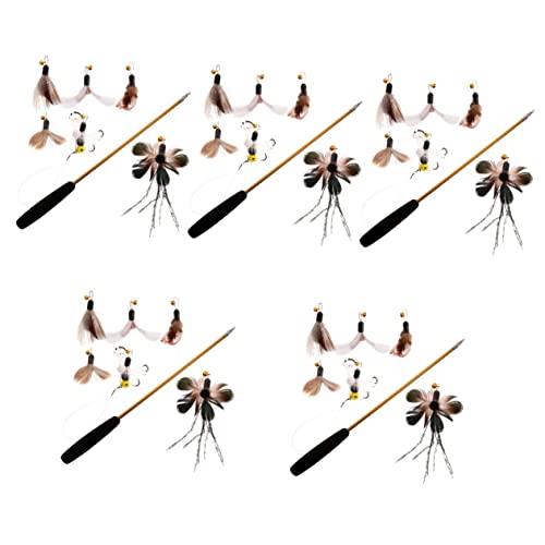 POPETPOP 5 Sets Zum Angeln Ersatz Simuliertes Stangenspielzeug Katzenkratzer Für Innenbereich Mit Haushaltswanzen Nachfüllungen Aufsätze Katzen Nachfüllung Übungstrainer POPETPOP 5 Sets Zum Angeln Ersatz Simuliertes Stangenspielzeug Katzenkratzer Für Innenbereich Mit Haushaltswanzen Nachfüllungen Aufsätze Katzen Nachfüllung Übungstrainer von POPETPOP