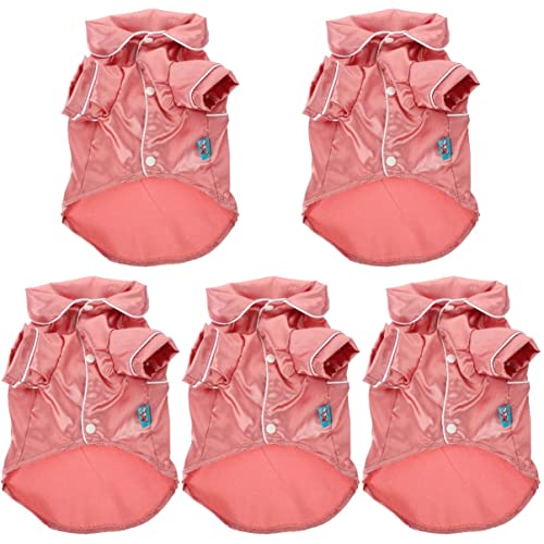 POPETPOP 5 Stücke Niedliche Hundekleidung Welpen Pyjama Overall Haustier Hund Kostüm Robe Für Hunde Unisex Stil POPETPOP 5 Stücke Niedliche Hundekleidung Welpen Pyjama Overall Haustier Hund Kostüm Robe Für Hunde Unisex Stil von POPETPOP