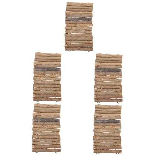 POPETPOP 5stücke Holzversteck Für Reptilien Terrarium Höhle Für Schildkröten Und Geckos Sichere Und Stressreduzierende Versteckmöglichkeit Für Aquarien Und Terrarium-Dekoration von POPETPOP