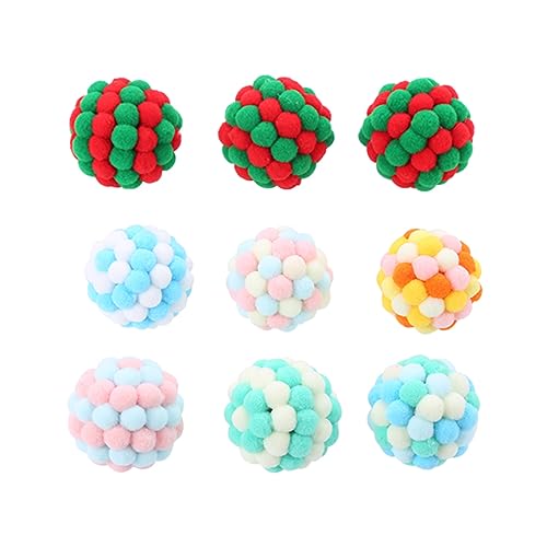 POPETPOP 5stücke Katzen Spielzeug Plüschbälle Bunten Farben Kratz Und Spielball Für Haustiere Für Aktives Spielen Beschäftigung Von Katzen Farben Zufällig POPETPOP 5stücke Katzen Spielzeug Plüschbälle Bunten Farben Kratz Und Spielball Für Haustiere Für Aktives Spielen Beschäftigung Von Katzen Farben Zufällig von POPETPOP