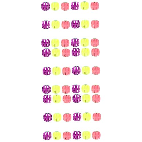 POPETPOP 54 STK Katzenspielzeug Glocke Katze Jagen Spielzeug Katzenbedarf Jingle Ball Katzenspielzeug Haustier Neckendes Spielzeug Katzenbälle Mit Glöckchen Jingleball Aushöhlen Plastik POPETPOP 54 STK Katzenspielzeug Glocke Katze Jagen Spielzeug Katzenbedarf Jingle Ball Katzenspielzeug Haustier Neckendes Spielzeug Katzenbälle Mit Glöckchen Jingleball Aushöhlen Plastik von POPETPOP