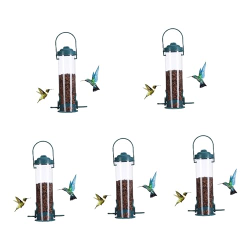 POPETPOP 5St Futterautomat vogelfutterspender vogelfutterhäuschen Automatischer Vogelfutterbehälter Bird feeders Birdfeeder Futternapf für Vögel Futterspender für Papageien Plastik POPETPOP 5St Futterautomat vogelfutterspender vogelfutterhäuschen Automatischer Vogelfutterbehälter Bird feeders Birdfeeder Futternapf für Vögel Futterspender für Papageien Plastik von POPETPOP