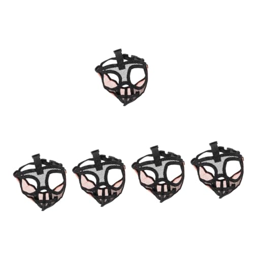 POPETPOP 5st Weicher Netzmaulkorb Anti-Bell-Masken Mesh-hundemasken Haustier-mundmasken Hundemaulkorb Verhindert Das Kauen Maschenmaulkorb Für Hunde Welpe Schnauze Bulldogge PVC Tragbar POPETPOP 5st Weicher Netzmaulkorb Anti-Bell-Masken Mesh-hundemasken Haustier-mundmasken Hundemaulkorb Verhindert Das Kauen Maschenmaulkorb Für Hunde Welpe Schnauze Bulldogge PVC Tragbar von POPETPOP