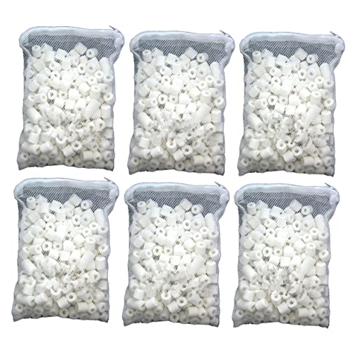 POPETPOP 6 Packungen Filtermedien Für Aquarien Keramikringe Aquarium Biologische Filtermedien Weiß Frisches Wasser Objekt Ball POPETPOP 6 Packungen Filtermedien Für Aquarien Keramikringe Aquarium Biologische Filtermedien Weiß Frisches Wasser Objekt Ball von POPETPOP