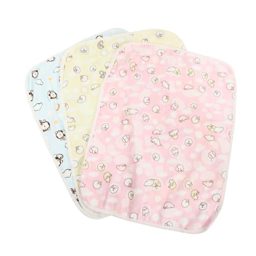 POPETPOP 6 STK Hamster-PIPI-pad PIPI-Pads Für Hunde Saugeinlagen Für Haustiere Meerschweinchen-PIPI-Liner Welpe Kleines Haustier Polyester Faser Plus TPU Wasserdicht Student Kleine Tiere von POPETPOP