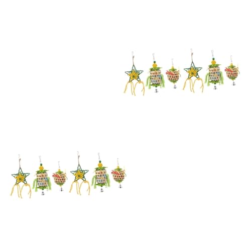 POPETPOP 6 STK Papagei Spielzeug Papageienspielzeug Für Vögel Ara-Spielzeug Zur Nahrungssuche Papageien Beißspielzeug Papageien Knabberspielzeug Mit Glocke Polyester Haustier Lieferungen POPETPOP 6 STK Papagei Spielzeug Papageienspielzeug Für Vögel Ara-Spielzeug Zur Nahrungssuche Papageien Beißspielzeug Papageien Knabberspielzeug Mit Glocke Polyester Haustier Lieferungen von POPETPOP