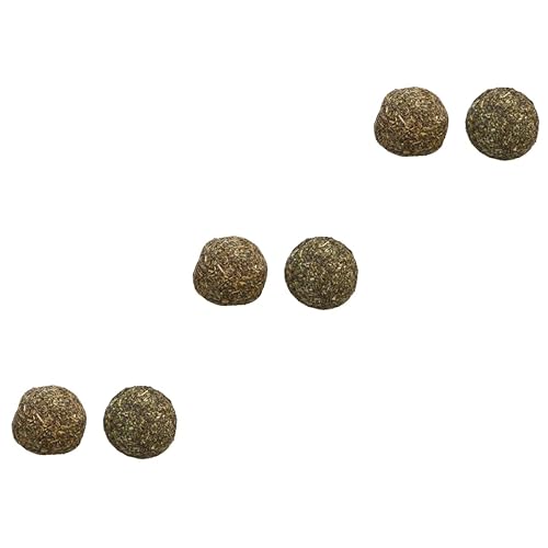 POPETPOP 6 STK Spielzeug Katzenminze Kugel Katze-Minze-Kugeln Snack Haustier POPETPOP 6 STK Spielzeug Katzenminze Kugel Katze-Minze-Kugeln Snack Haustier von POPETPOP
