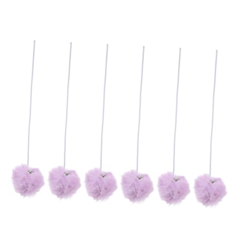 POPETPOP 6 Stück Ersatzball für Kratzbäume für Katzen katzenspielzeug Kratzball für Katzen Haustierspielzeug Katzenball Katze baumelnde Bälle Cat Fun Toy Katzenbissspielzeug Plüsch Violett POPETPOP 6 Stück Ersatzball für Kratzbäume für Katzen katzenspielzeug Kratzball für Katzen Haustierspielzeug Katzenball Katze baumelnde Bälle Cat Fun Toy Katzenbissspielzeug Plüsch Violett von POPETPOP