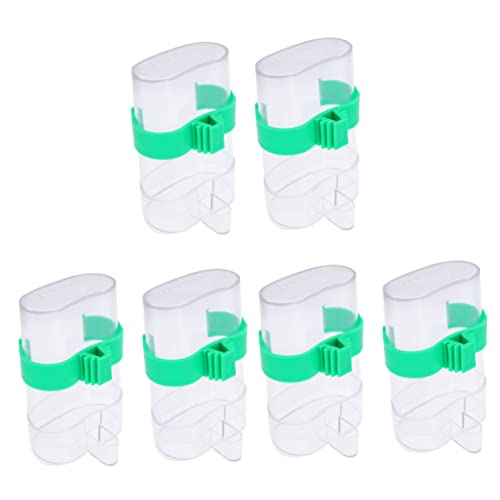 POPETPOP 3 Sets Automatischer Vogeltränke Für Käfige Sittiche Wasserspender Für Haustiere Vögel Wasserspender Sicheres Kunststoffmaterial 2 Stück * 3 von POPETPOP