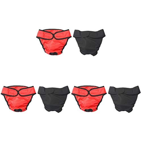 POPETPOP 6 Stück Haustierbänder Hygienische Saugfähige Unterwäsche Wiederverwendbare Elastische Super-Spitzenhose Weiblicher Bauch Physische Wickelwindel Männliche Hündchengröße – POPETPOP 6 Stück Haustierbänder Hygienische Saugfähige Unterwäsche Wiederverwendbare Elastische Super-Spitzenhose Weiblicher Bauch Physische Wickelwindel Männliche Hündchengröße – von POPETPOP