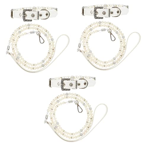 POPETPOP 6 STK Haustierhalsband Halsbekleidung Mit Hundeperlen Perlenhalsband Für Welpen Sicherheitshalsband Für Hunde Perlenkette Mit Charme Hund Perlen Leine Haustier Hund Pu Der Hund POPETPOP 6 STK Haustierhalsband Halsbekleidung Mit Hundeperlen Perlenhalsband Für Welpen Sicherheitshalsband Für Hunde Perlenkette Mit Charme Hund Perlen Leine Haustier Hund Pu Der Hund von POPETPOP