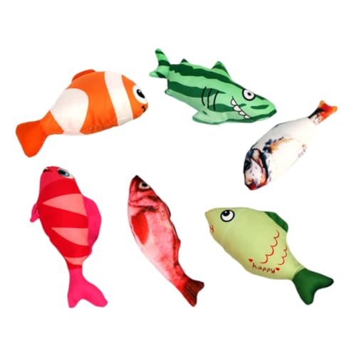 POPETPOP 6 Stück Katzenspielzeug Interaktives Katzenspielzeug Katzenangel Katzenangel Simulierter Fisch Haustierspielzeug Fisch Wasserspielzeug Fischspielzeug Künstliche POPETPOP 6 Stück Katzenspielzeug Interaktives Katzenspielzeug Katzenangel Katzenangel Simulierter Fisch Haustierspielzeug Fisch Wasserspielzeug Fischspielzeug Künstliche von POPETPOP