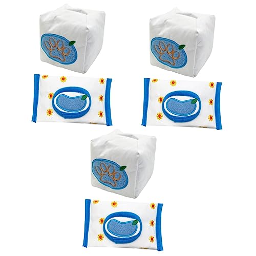 POPETPOP 6 STK Pet Sniffing Pad Plüschtiere Für Hunde Schnüffelkissen Für Hunde Trainingsspielzeug Für Tiernahrung Hund Langsam Fressendes Spielzeug Schmecken Weiß Puzzle-Matte Oxford-Stoff POPETPOP 6 STK Pet Sniffing Pad Plüschtiere Für Hunde Schnüffelkissen Für Hunde Trainingsspielzeug Für Tiernahrung Hund Langsam Fressendes Spielzeug Schmecken Weiß Puzzle-Matte Oxford-Stoff von POPETPOP