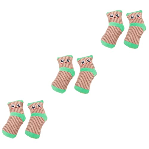 POPETPOP 6 Stück Tragbarer Strumpf Interaktiver Hundewiderstand Baumwolle Biss Tier Einzigartiges Relief Socken Zähne Welpe Design Reinigungsspielzeug Sound Quietschend Niedlich Puppe POPETPOP 6 Stück Tragbarer Strumpf Interaktiver Hundewiderstand Baumwolle Biss Tier Einzigartiges Relief Socken Zähne Welpe Design Reinigungsspielzeug Sound Quietschend Niedlich Puppe von POPETPOP