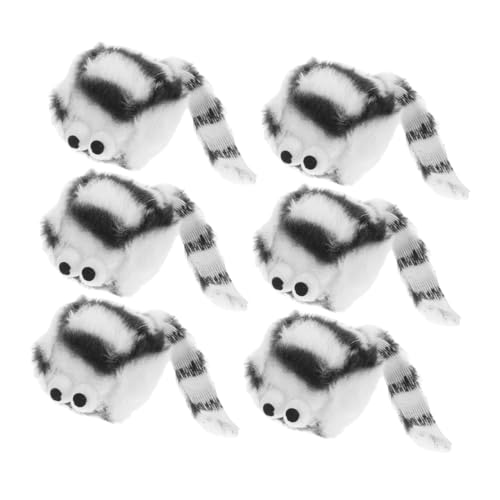 POPETPOP 6stücke Teiliges Katzen-Spielzeug Plüsch Realistische Mäuse Mit Katzenminze Für Interaktiven Spaß Und Selbstspiel Für Kätzchen Weiche Und Sichere Materialien Für Drinnen von POPETPOP