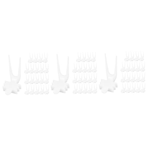 POPETPOP 60 STK Vogel mit Fruchtgabel futterhäuschen für vögel vogelfutterspender Haustiere Vogelkäfig Obsthalter Vogelpapageienfruchtspieß Haushalt Hamster Zubehör Fruchtbündel Werkzeug von POPETPOP