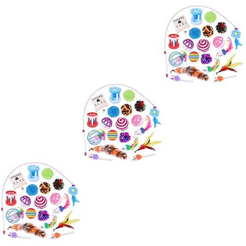 POPETPOP 60-teiliges Set Katzenspielzeug-Set Spielzeug Zum Necken Von Katzen Lustiges Katzenspielzeug Bewegungsspielzeug Für Katzen Katzenspielzeug Zum Nachfüllen Die Katze Kauen Plüsch POPETPOP 60-teiliges Set Katzenspielzeug-Set Spielzeug Zum Necken Von Katzen Lustiges Katzenspielzeug Bewegungsspielzeug Für Katzen Katzenspielzeug Zum Nachfüllen Die Katze Kauen Plüsch von POPETPOP
