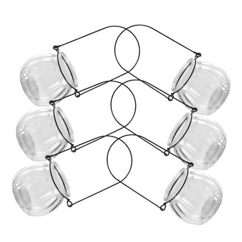 POPETPOP 6stücke Teiliges Wandhängende Glasblumentöpfe Transparente Hydroponische Vasen Für Innenräume Für Luftpflanzen Und Dekoration POPETPOP 6stücke Teiliges Wandhängende Glasblumentöpfe Transparente Hydroponische Vasen Für Innenräume Für Luftpflanzen Und Dekoration von POPETPOP